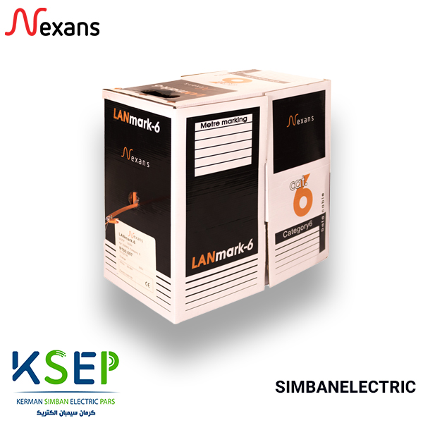 کابل شبکه CAT6 UTP برند نگزنس روکش PVC