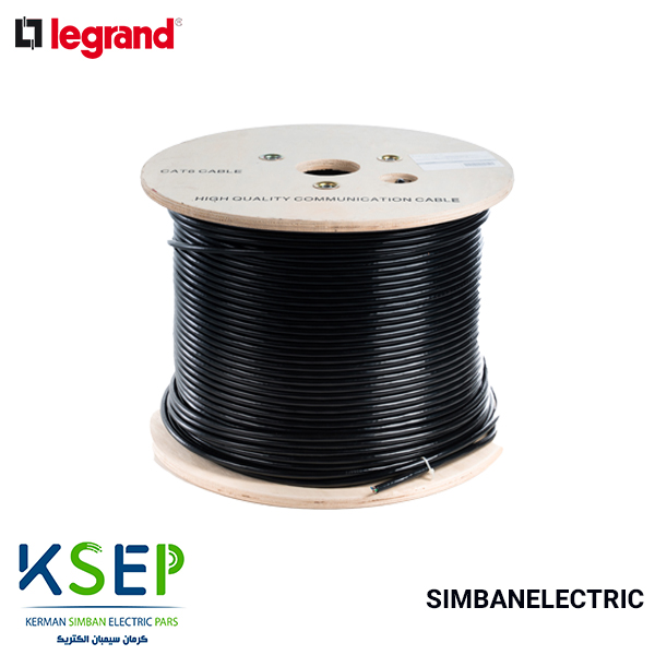 کابل شبکه CAT6 SFTP OUTDOOR لگراند دو روکش طول 500متر