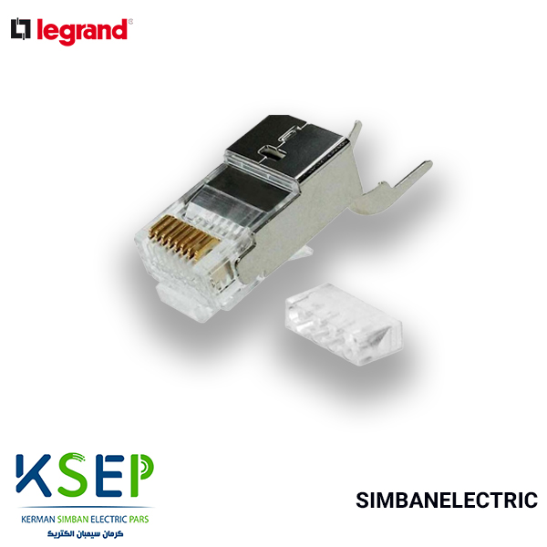 سوکت شبکه CAT6 SFTP شانه دار لگراند