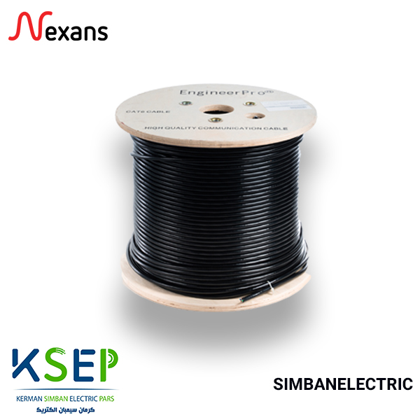 کابل شبکه CAT6 SFTP OUTDOORنگزنس دو روکش طول 305 متر